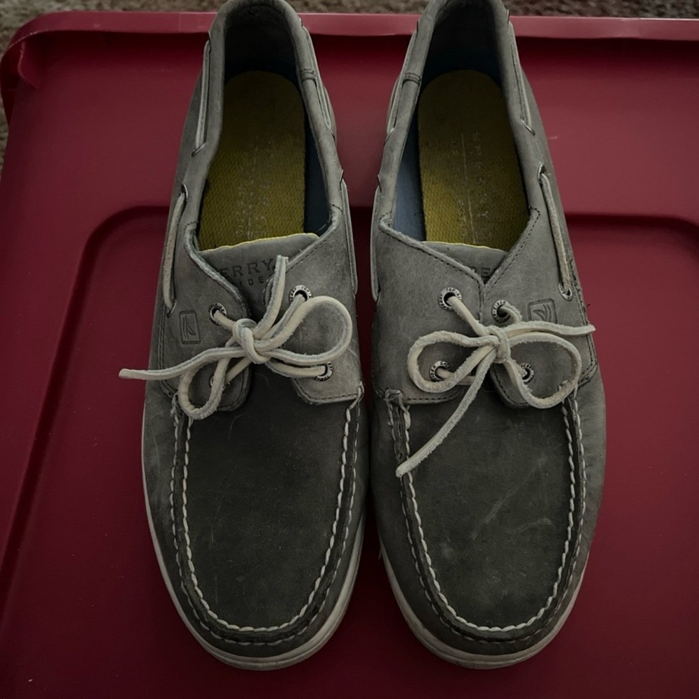 Sperry Men's Charcoal Boat Shoes